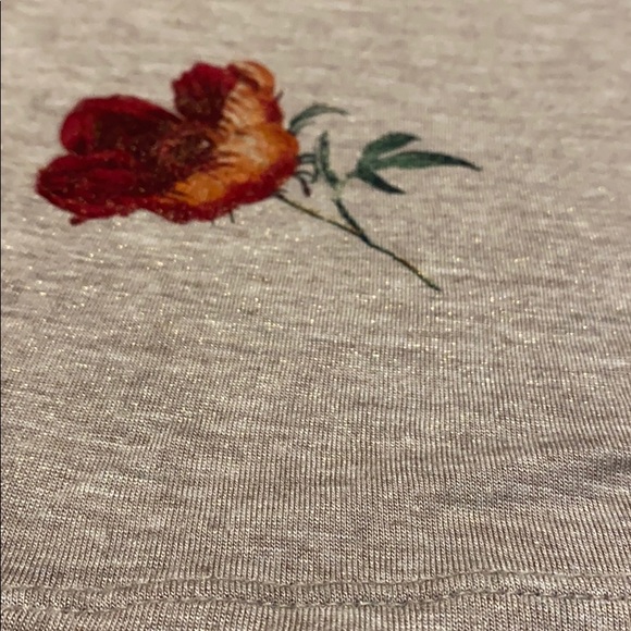 Lucky Brand Women Floral Metallic Bell-Sleeves - Picture 3 of 15